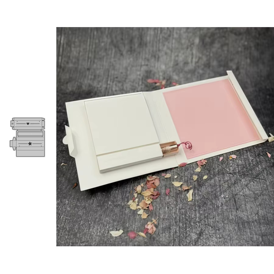 Metall-Schiebeschubladen Stanzformen für DIY Scrapbooking und Kartenherstellung - Bild 1