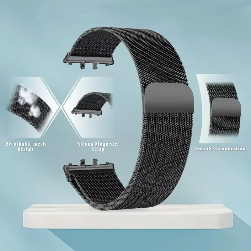 Samsung Uhrenarmband Milanaise, Edelstahl, Samsung Galaxy Fit 3, Unisex - Bild 3