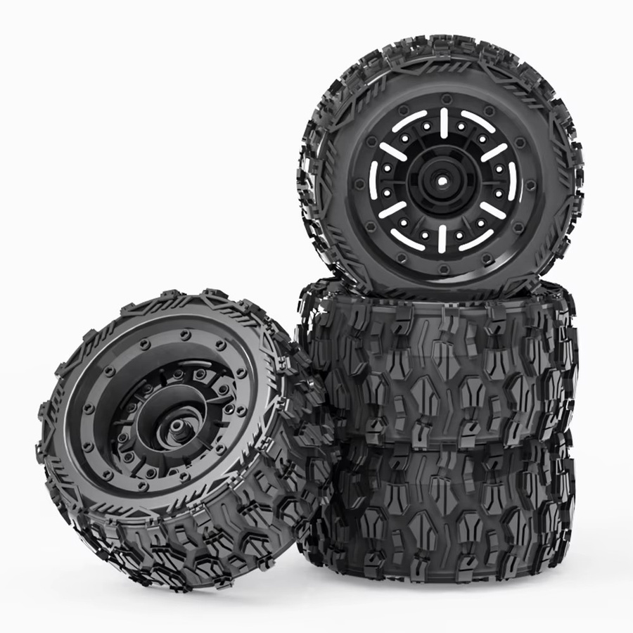 ZD Racing 4-teiliges Set Gummireifen, 1:16, Radteile - Bild 5