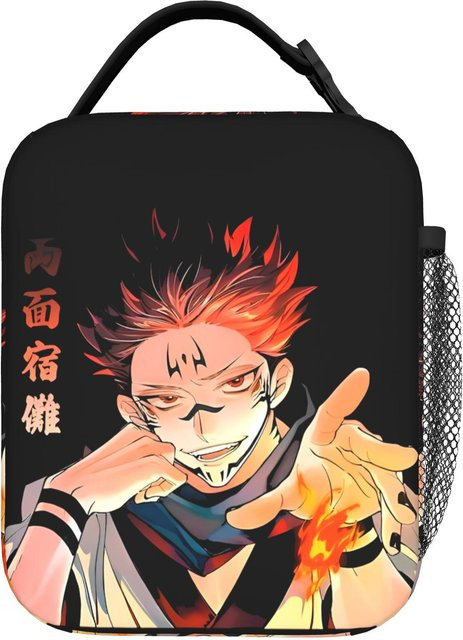 Fancy Style Studio Gojo Satoru Anime Isolierte Lunchtasche in Schwarz - Bild 1