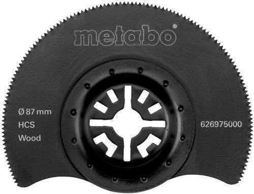Metabo Segmentsägeblatt Classic für Holz aus HCS mit Ø 87 mm in Schwarz - Bild 1