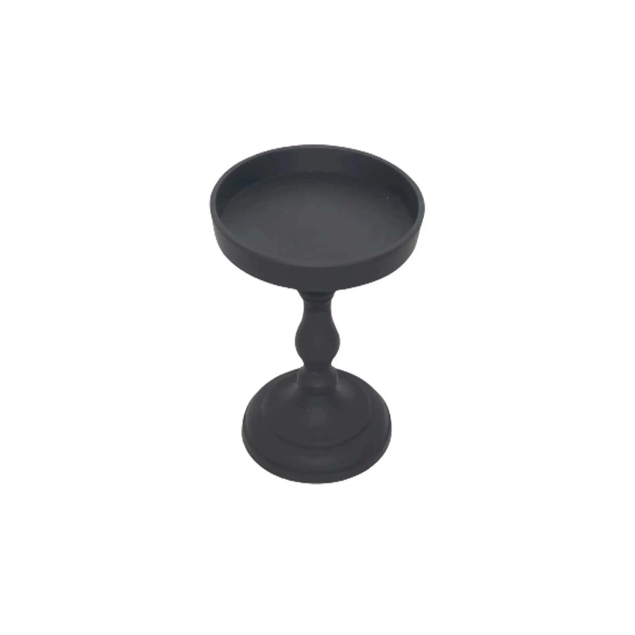 House of Nature Kerzenhalter Pictou aus Metall, schwarz, Höhe: 13 cm - Bild 1