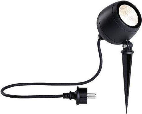 Paulmann LED-Gartenstrahler 8W Anthrazit mit Erdspieß, warmweißes Licht und IP65 Schutzklasse - Bild 1