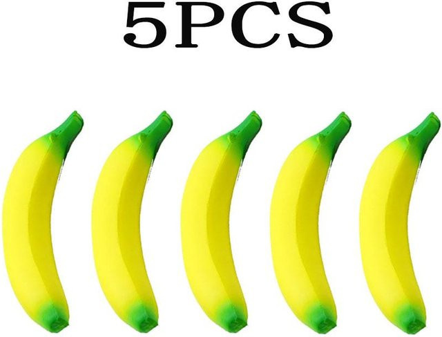 Binchi Fitness Anti-Stress Quetsch-Bananen Spielzeug, Jumbo Quetsch-Frucht - Bild 1