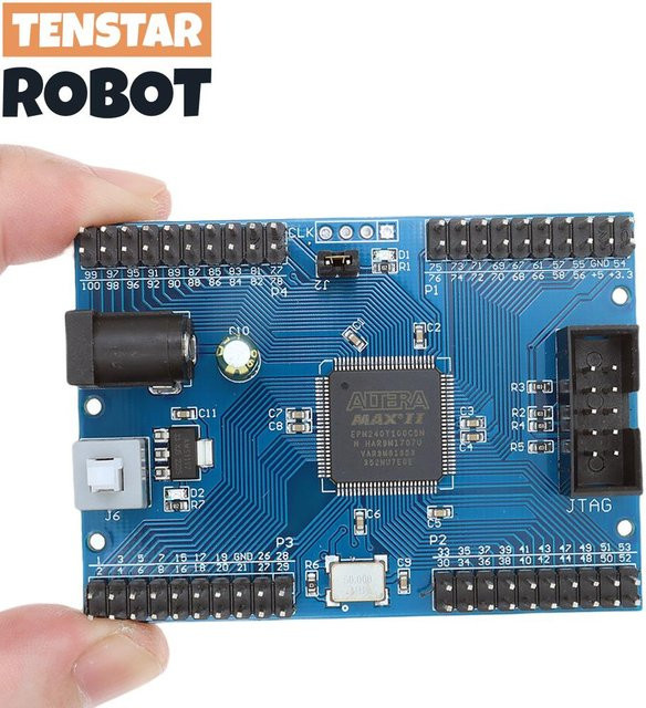 TENSTAR Altera MAX II EPM240 CPLD Development Board Experiment Board in Blau - Bild 1