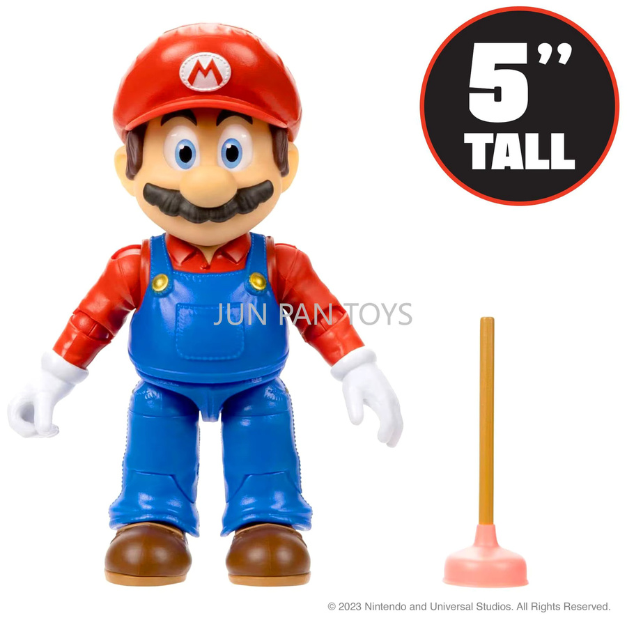 TAKARA TOMY Super Mario Actionfiguren Serie 1, Mario Princess Peach Luigi Toad, Set / Bundle - Bild 3
