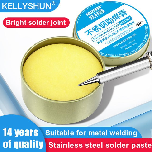 KELLYSHUN Bleifreie Lötpaste Rosin-Flussmittel in Gelb, 35 g - Bild 1
