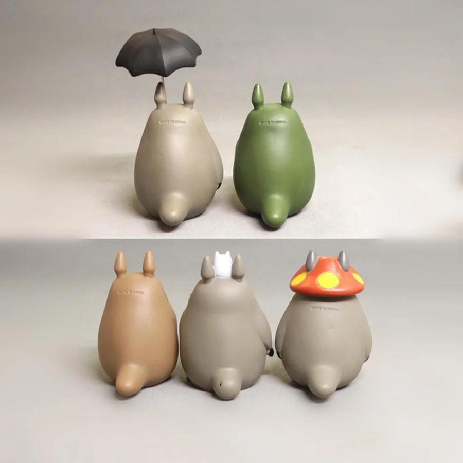 Yiran toy 1 Totoro Figur Mini Statue Anime Mikro-Landschaft PVC - Bild 2