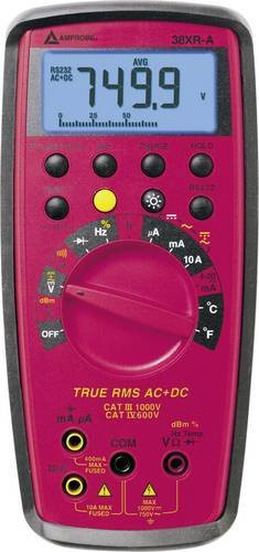 Amprobe 38XR-A-D Digitales Hand-Multimeter CAT III 1000 V, CAT IV 600V mit 9999 Counts in Rot - Bild 1