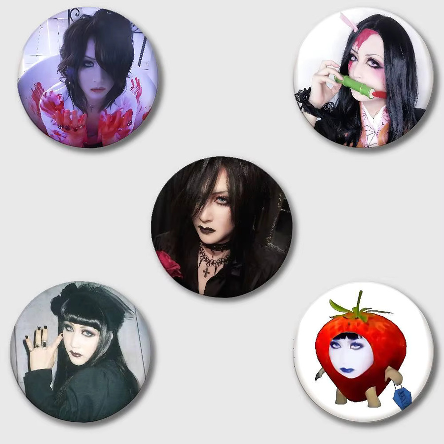 Mana Sama Gothic Abzeichen Button Pins Brosche, Kinder - Bild 4