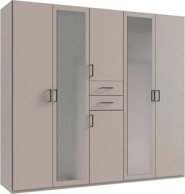 Mömax Drehtürenschrank Dillingen in Kaschmirfarben mit integrierten Schubladen, B/T/H: 208 x 58 x 225 cm - Bild 1