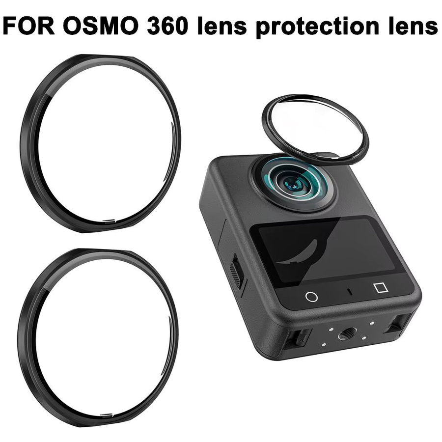DJI OSMO 360 Panorama Kamera Schutz Abdeckung in Schwarz für staubdichten Anti-Scratch Objektivschutz - Bild 2