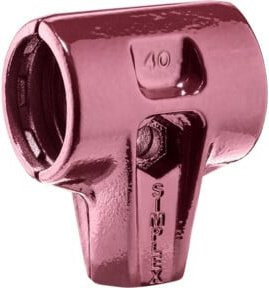 Halder Simplex Schonhammergehäuse aus Aluminium in Pink, Durchmesser: 40 mm - Bild 1