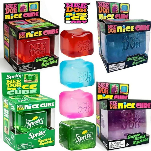 Needoh Nice Cube Fidget Sensorikwürfel, Schreibtischspielzeug - Bild 1