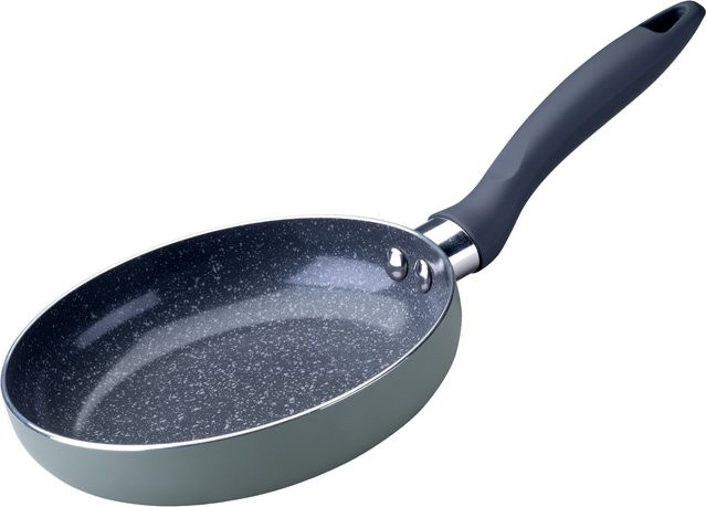 Fackelmann Mini-Pfanne Balance aus Keramik und Aluminium, Antihaftbeschichtung, Farbe: Grün/Grau, Durchmesser: 14 cm - Bild 1