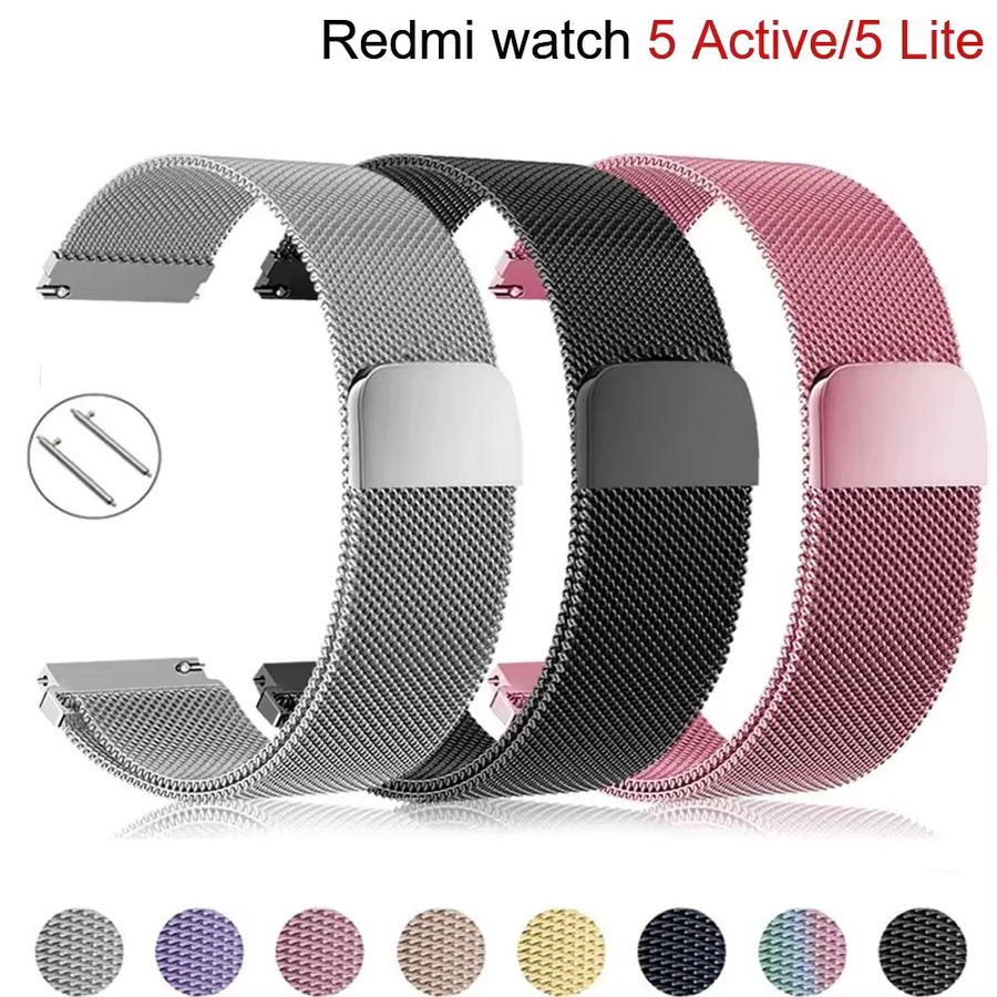 RMUTANE Smartwatch-Armband Edelstahl, Milanaise, Unisex - Bild 6