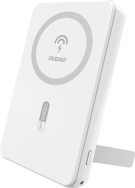 Dudao K14S+ Externer Wireless-Akku mit 10000mAh, 22.5W, QC + PD + FQI, USB-A und USB-C, Weiß - Bild 1