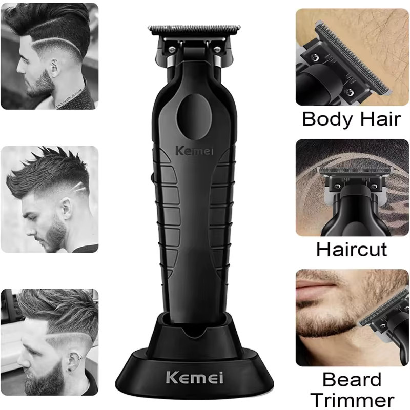 Kemei Haarschneide- und Trimmer-Set, Schwarz, Herren - Bild 2
