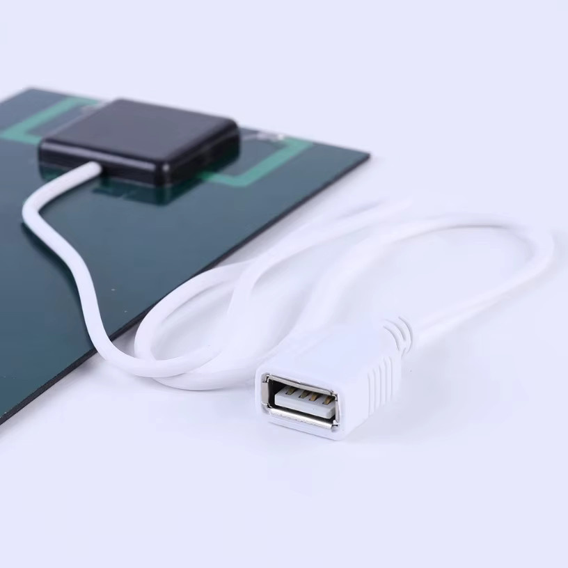 VIKEFON Solarladepanel 5W 5V Polysilizium USB Solarpanel in Schwarz für die Aufladung von Akkus und Telefonen beim Outdoor-Camping - Bild 4