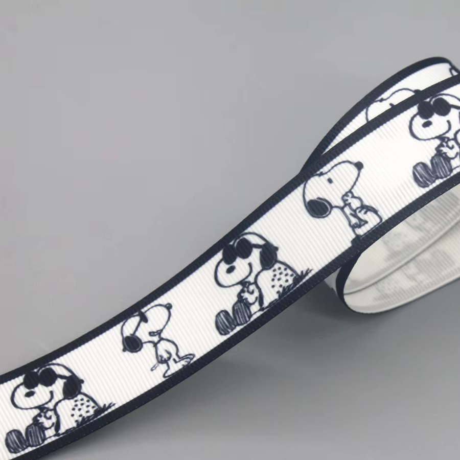 Dhk Hundeband mit Print in Weiß, 50 Yards Textilband für DIY Nähen und Handwerk - Bild 2
