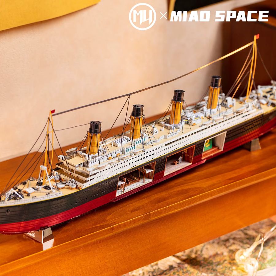 MU Titan Kreuzfahrtschiff 3D-Metallpuzzle DIY Modell aus Metall zur Desktop-Dekoration - Bild 3