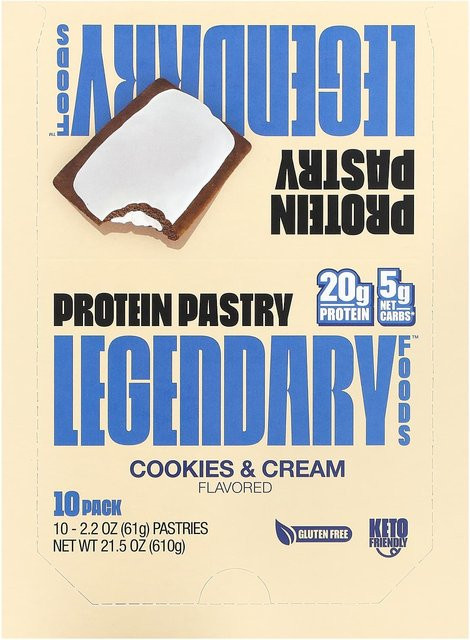 Legendary Foods Protein-Gebäck Cookies & Cream 10 x 61 g - Bild 1