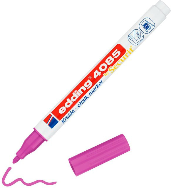 edding 4085 Kreidemarker Himbeere Pink mit Bullet-Spitze - Bild 1