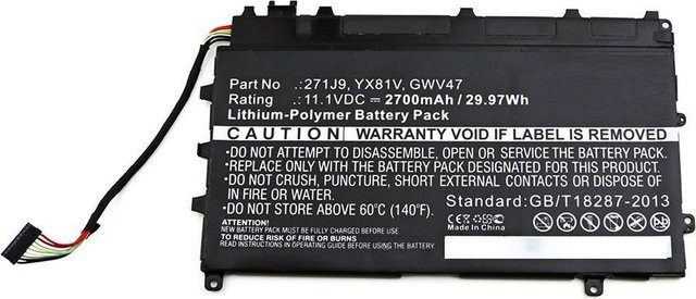 CoreParts MBXDE-BA0106 Notebook-Ersatzteil Akku in Schwarz - Bild 1