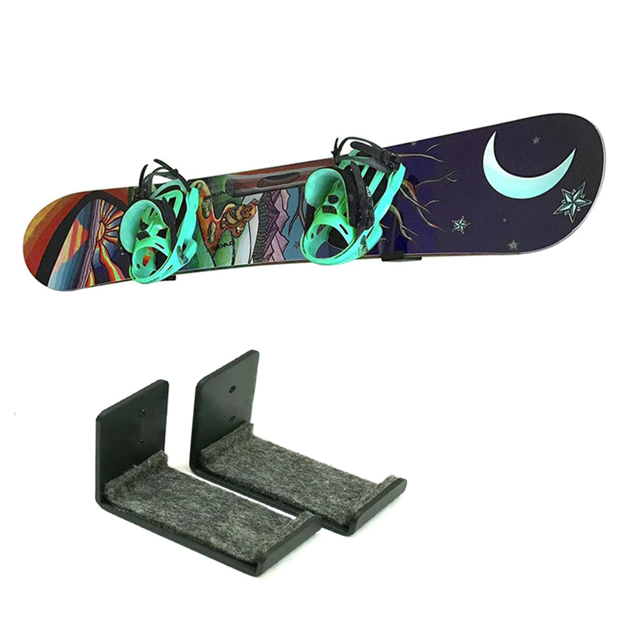 ACRDK Wandregal Organizer für Snowboards, Skis, Skateboards und Zubehör in Schwarz - Bild 4