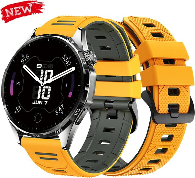 CAOWTAN Uhrenarmband Silikon, Bunt, Unisex - Bild 1