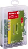 Fischer Profi-Box Spreizdübel SX Plus Green aus Kunststoff für Beton - Bild 1