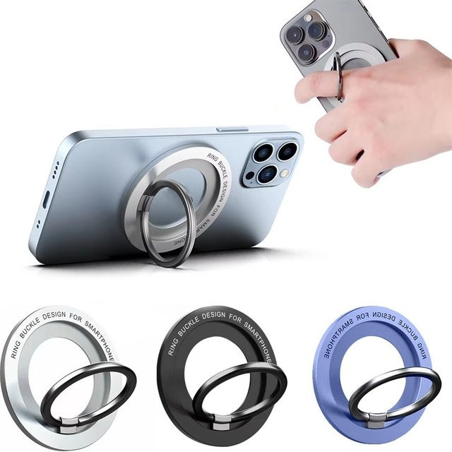 BRYNTHORX Magnetischer Handyhalter Mini Magnet-Fingerring-Sockel in Lila für MagSafe iPhone 16 15 - Bild 1