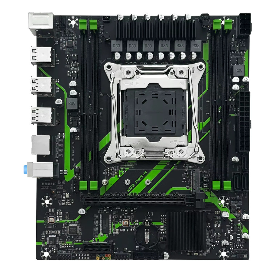 Machinist PR9-H X99 Motherboard Set Combo mit Xeon E5 2670 V3 CPU und 16G DDR4 ECC RAM sowie M.2 NVMe Support in Schwarz - Bild 4