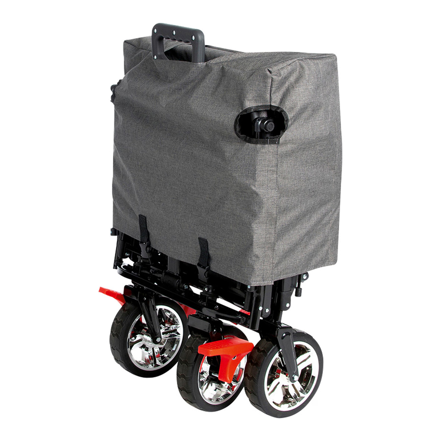 Pinolino AddPlus Klappbollerwagen mit Bremse, grau - Bild 4