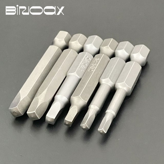 Binoax Magnetisches Quadratisches Schraubendreher Bit Set aus S2 Stahl mit 50 mm und 65 mm Optionen für Präzisionsarbeiten - Bild 1