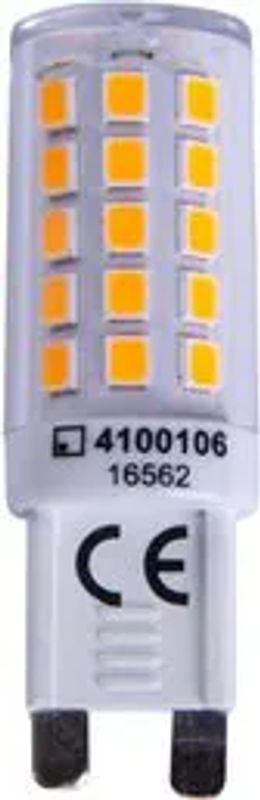 NÄVE LED Leuchtmittel G9, 3 W, 240 V, Warmweiß, transparent aus Glas - Bild 1