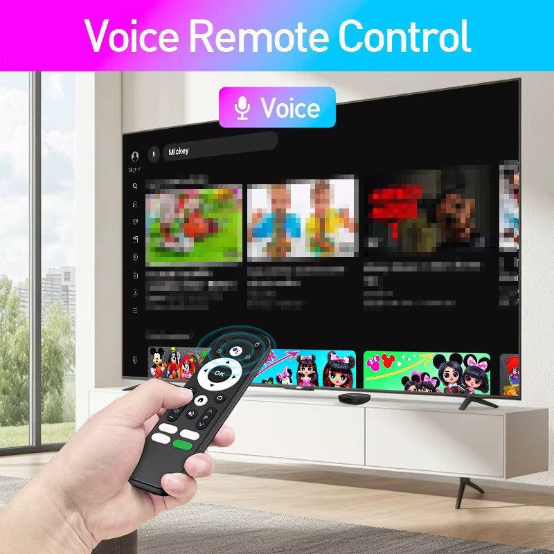 CLIBABIQBOX TV98 ATV Max Plus TV-Box mit Android 14, 8K und 4K Unterstützung, Allwinner H313 Media Player, WiFi und 4G/5G, Schwarz - Bild 4