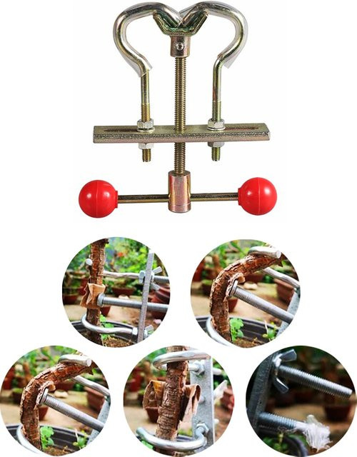 Bonsai-Werkzeugset in Silber zur Formgebung von Zweigen und Stämmen inklusive Gartenschere für DIY-Reparaturarbeiten - Bild 1