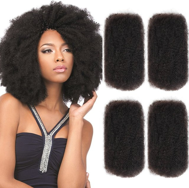 Afro Kinkys Bulk für Dreadlock-Erweiterungen, 50 g, Schwarz, Unisex - Bild 1