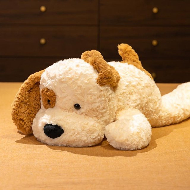 Hunde-Dekokissen Plüschtier Puppe, Teddy-Hund-Puppe, braun - Bild 1