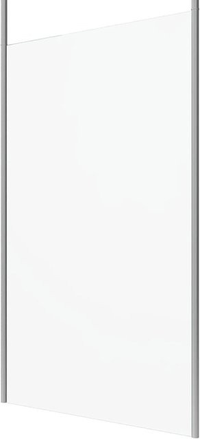 Aquabatos Walk In Duschwand aus Einscheibensicherheitsglas mit Nano-Beschichtung, Farbe: Transparent, B: 102 cm, H: 200 cm - Bild 1