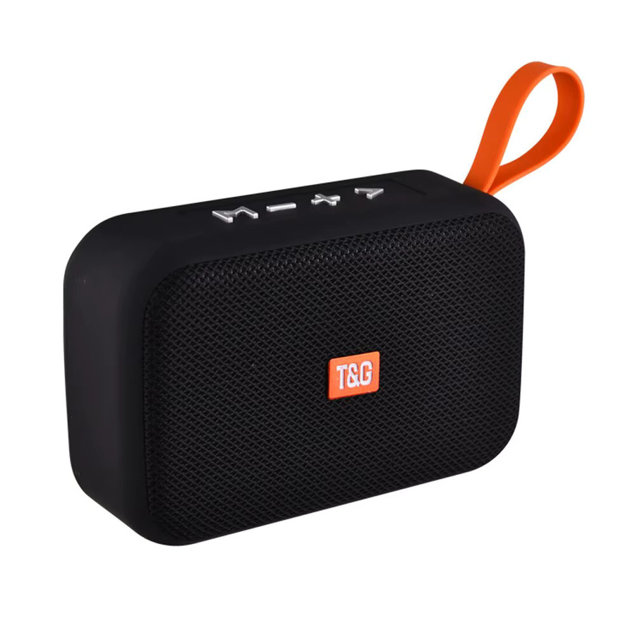 T&G Tragbarer Mini Bluetooth 5.0 Lautsprecher mit FM Radio und TF-Kartenslot, Wasserdicht, Schwarz - Bild 4