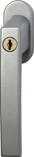 ABUS Abschließbarer Fenstergriff FG210 in Silber aus Stahl und Kunststoff - Bild 1
