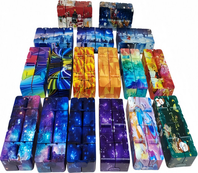 Infinity Magic Cube Sternenhimmel, Quadratisches Puzzle-Spielzeug, Weltraum - Bild 1
