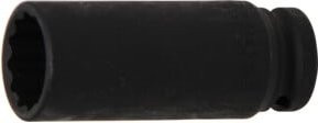 BGS Kraft-Steckschlüssel-Einsatz Zwölfkant 5343 aus Chrom-Molybdän-Stahl, Antrieb 1/2 Zoll, Schlüsselweite 24 mm - Bild 1