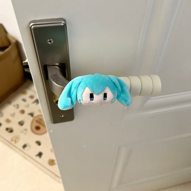 Bandai Hatsune Miku Anime Türgriff Schutzhülle, Mädchen Herz, Anti-Kollisions-Türgriff Handschuhe - Bild 1