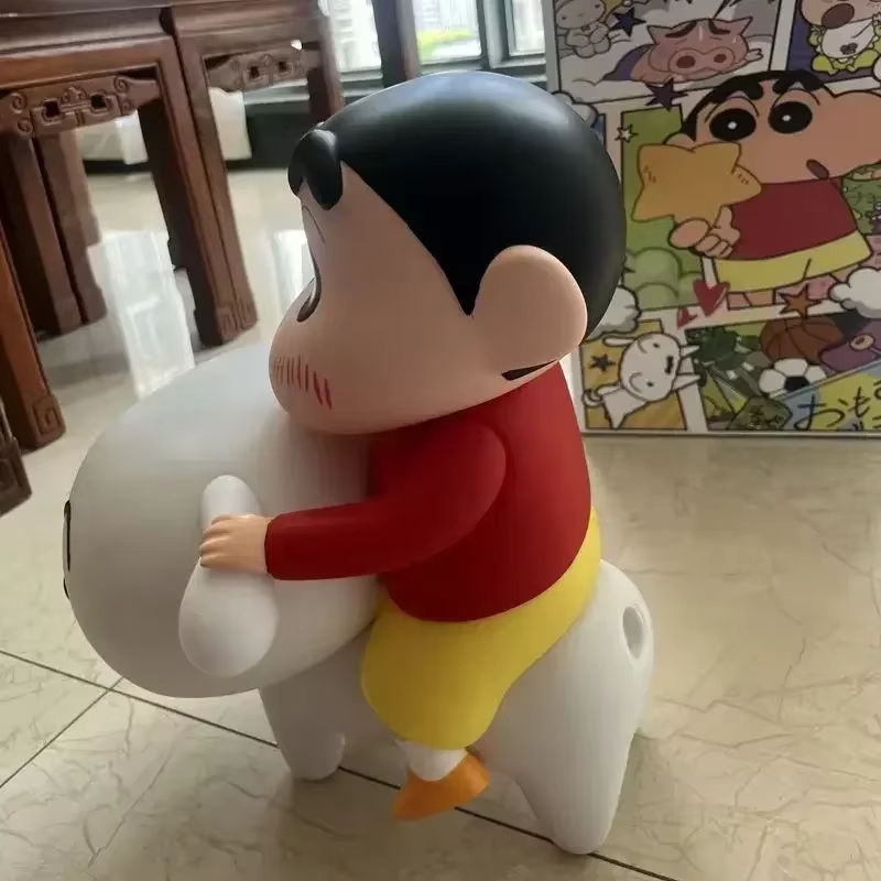 Bandai Crayon Shin-Chan Anime Actionfigur Nohara Shiro Ride Mehrfarbig aus Kunststoff - Bild 3