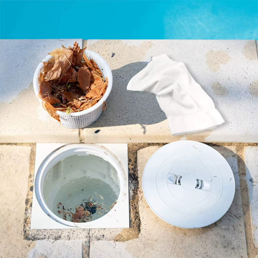 MOJOYCE Pool-Skimmer-Ersatzschoner aus Nylon-Mesh als wiederverwendbarer Filter für oberirdische Pools - Bild 4