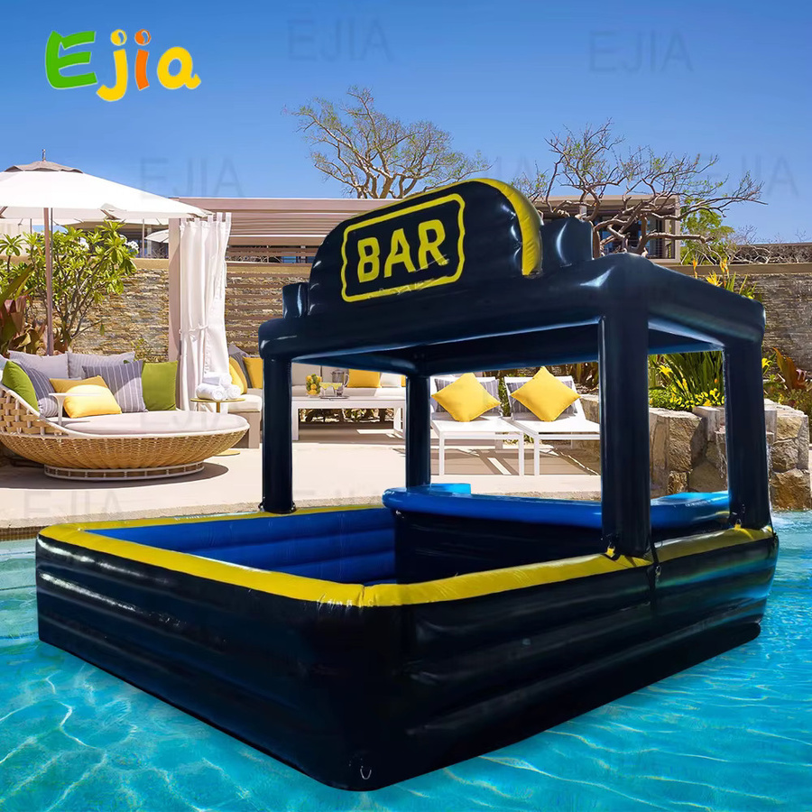 Ejia Aufblasbare Pool Bar Zelt aus PVC für Garten und Outdoor, B/T/H: 487 x 396 cm - Bild 4