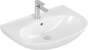 Villeroy & Boch Waschtisch O.Novo in Weiß, oval, mit Überlauf, B/T: 65 x 48 cm - Bild 1